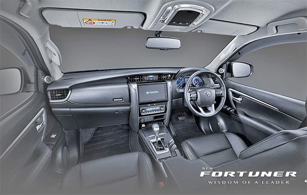 New Color Dashboard Toyota New Fortuner All Type