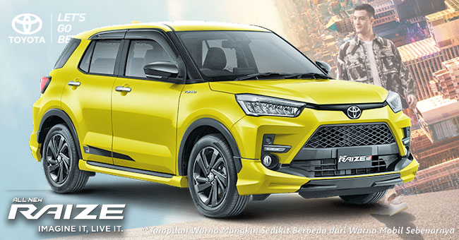 Warna Yellow Kuning Toyota Raize GR Sport