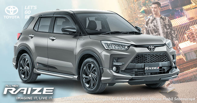 Warna Gray Toyota Raize GR Sport