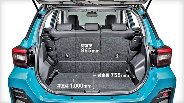 Bagasi Toyota Raize